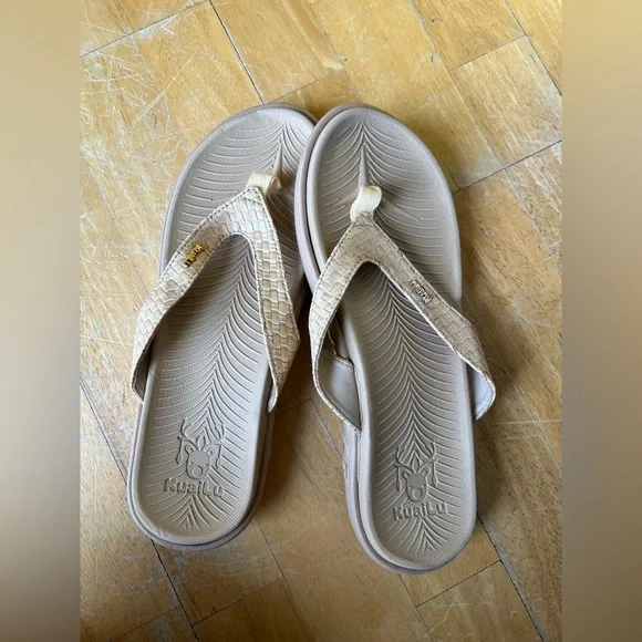 Kuailu Beige Women’s Sandals - Picture 10 of 11